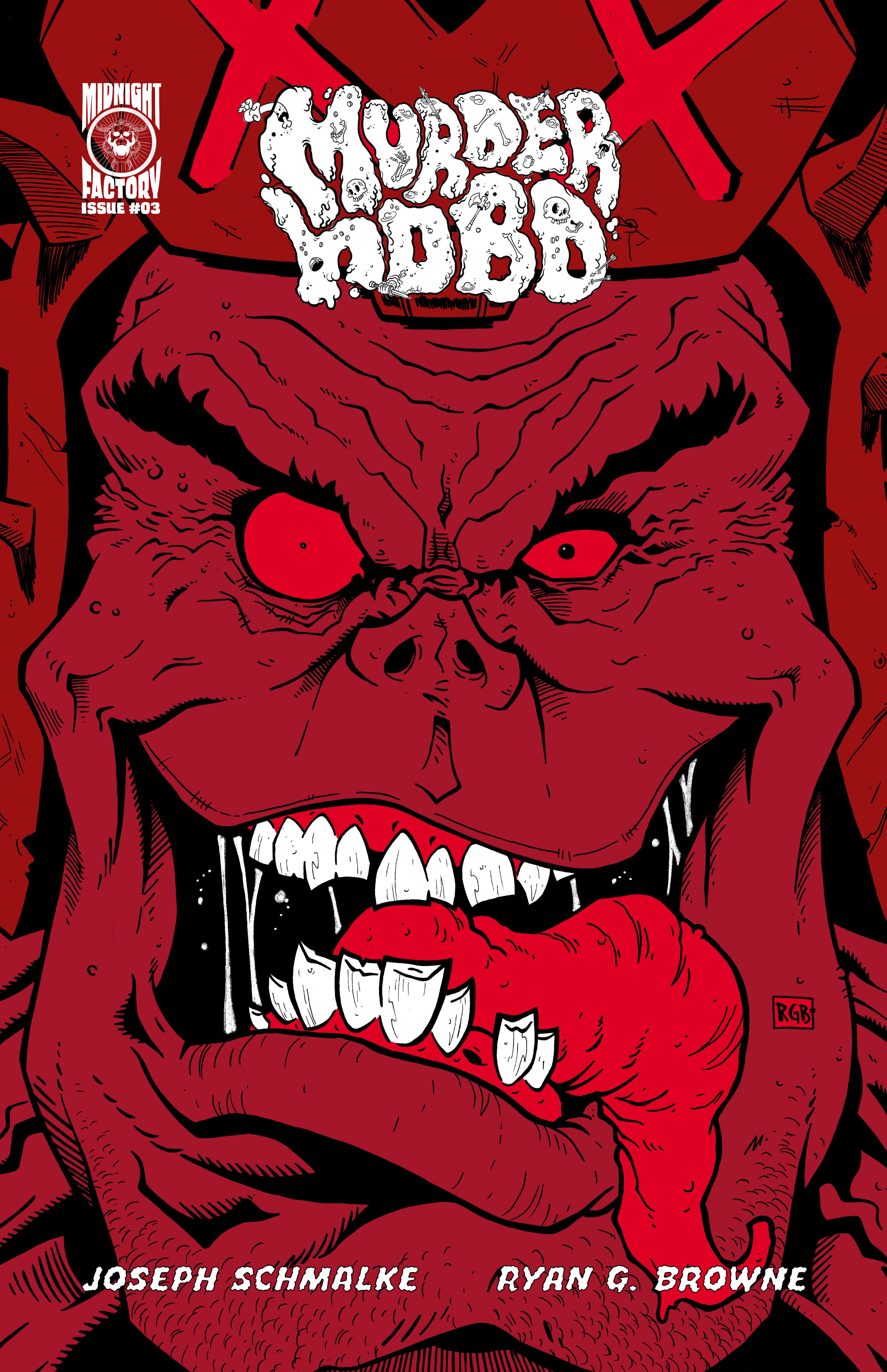 MURDER HOBO #3 CVR B RYAN G BROWNE VAR