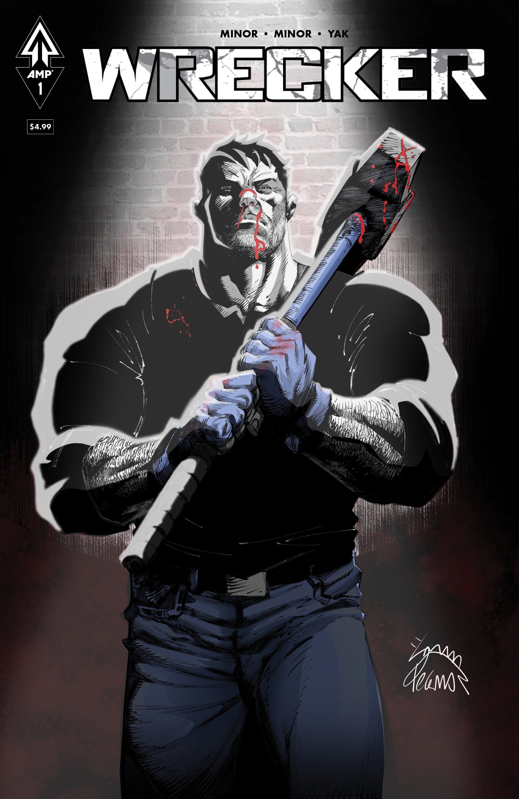 WRECKER #1 (OF 4) CVR B RYAN STEGMAN VAR