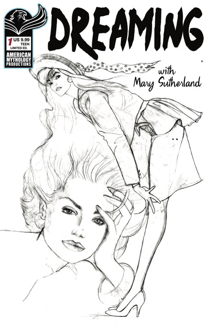 DREAMING WITH MARY SUTHERLAND #1 (ONE SHOT) CVR C BILLY TUCCI B&W LIMITED EDITION VAR