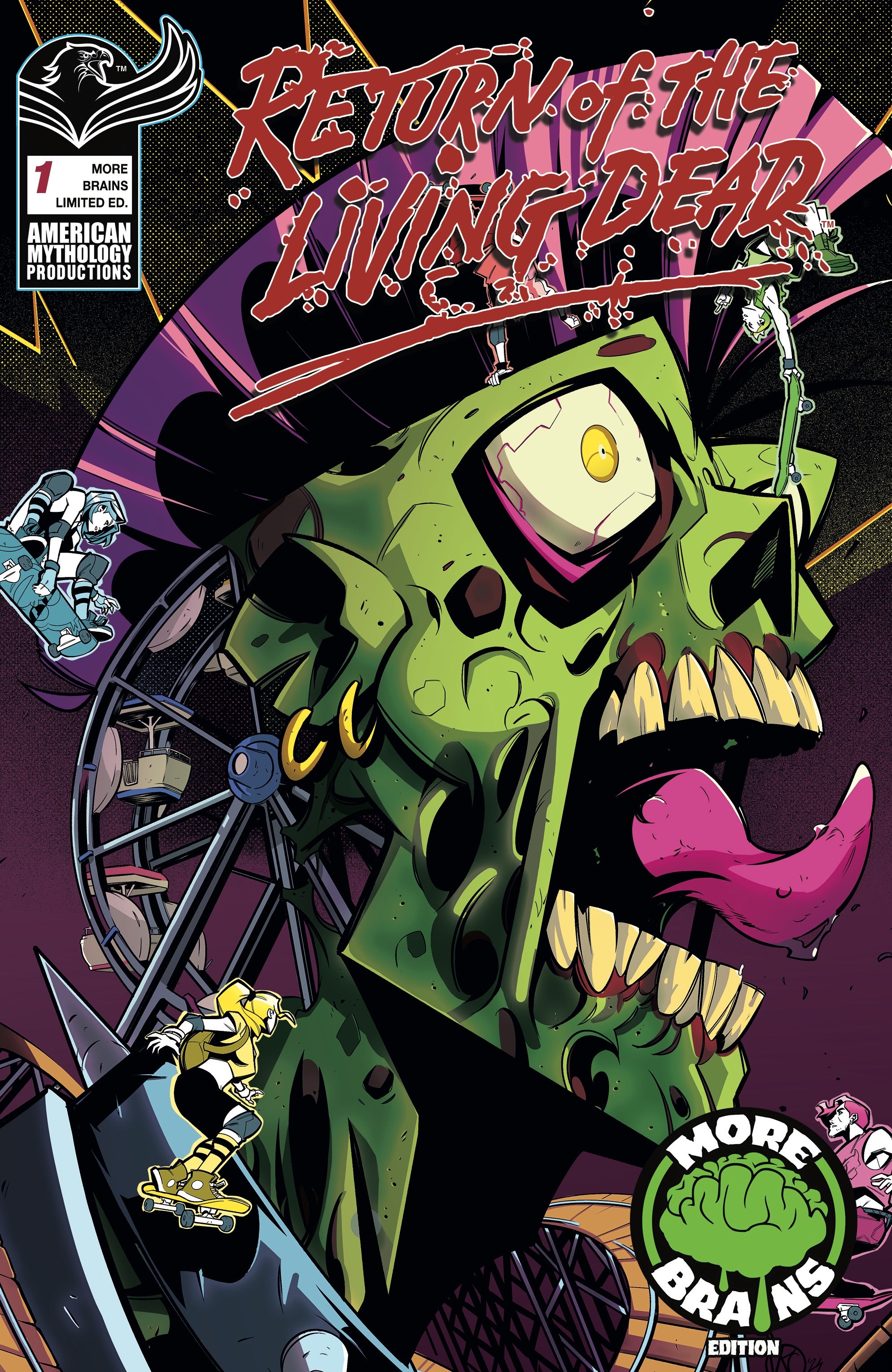 RETURN LIVING DEAD #1 ANDREA ARCARI MORE BRAINS LIMITED