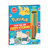 POKEMON COLOR YOUR OWN FUZZY STICKERS HC
