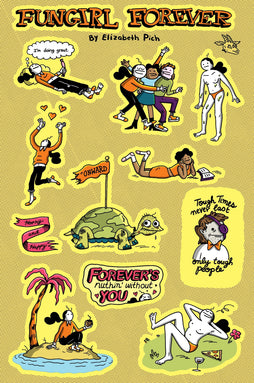 FUNGIRL FOREVER STICKER SHEET
