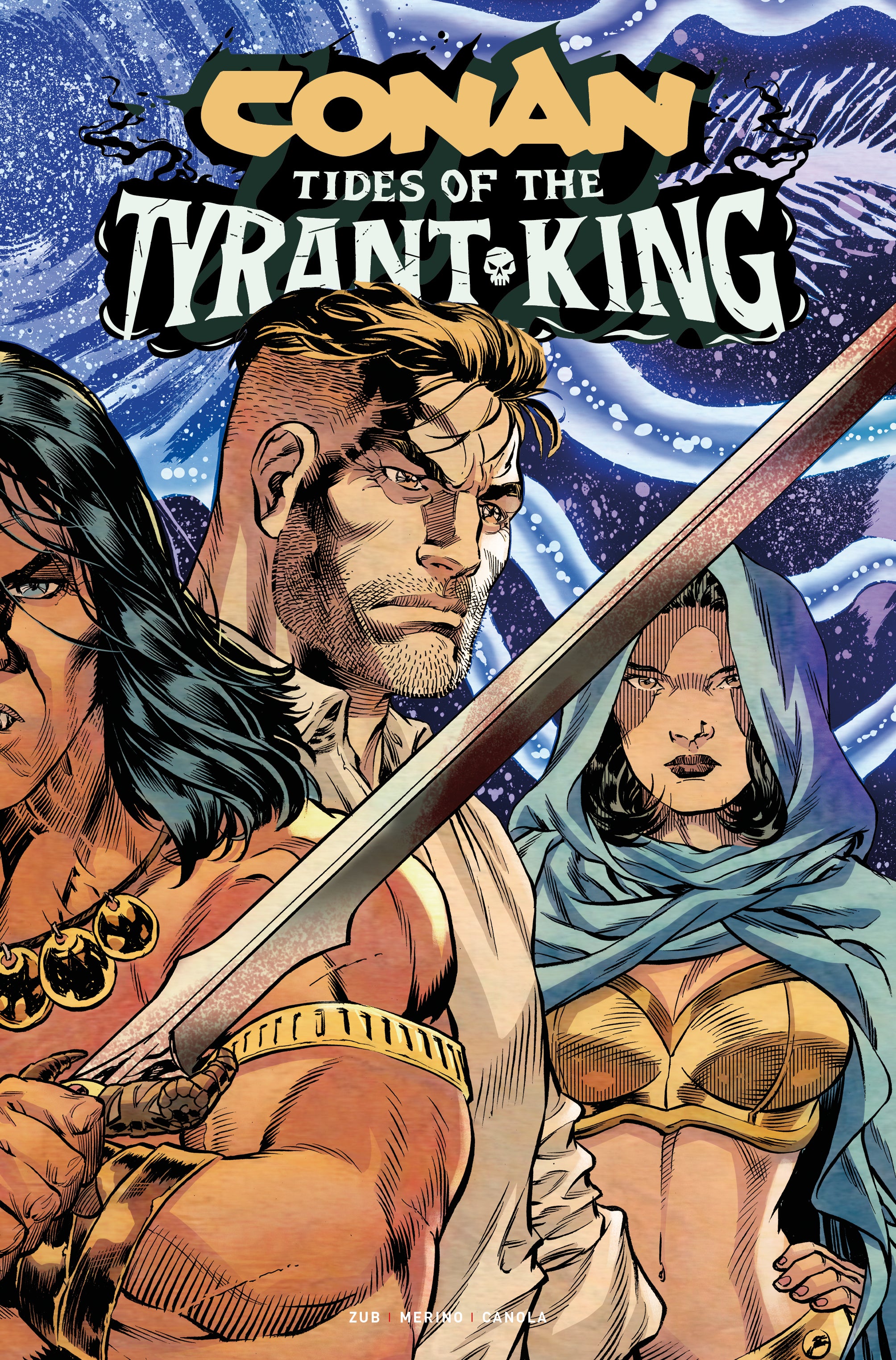 CONAN THE BARBARIAN TIDES OF THE TYRANT KING #3 (OF 4) CVR B JESUS MERINO VAR