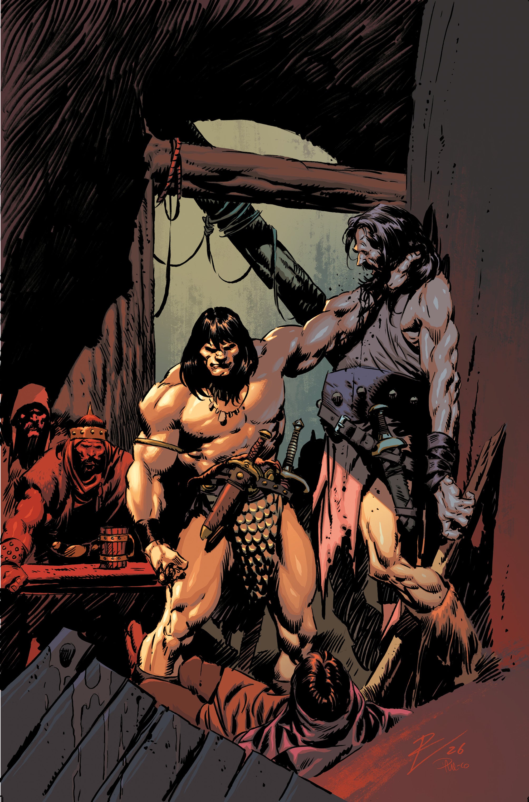 CONAN THE BARBARIAN #37 CVR G ROBERTO DE LA TORRE VIRGIN CARDSTOCK VAR