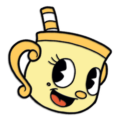 CUPHEAD MS CHALICE ENAMEL PIN BADGE 