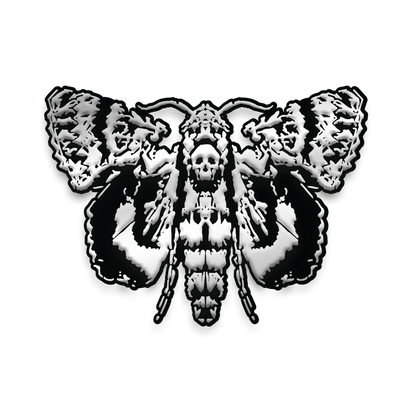 LIFE IS STRANGE DEATHS HEAD MOTH ENAMEL PIN BADGE