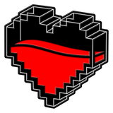 FP ORIGINAL GAMING GLASS HEALTH ENAMEL PIN BADGE