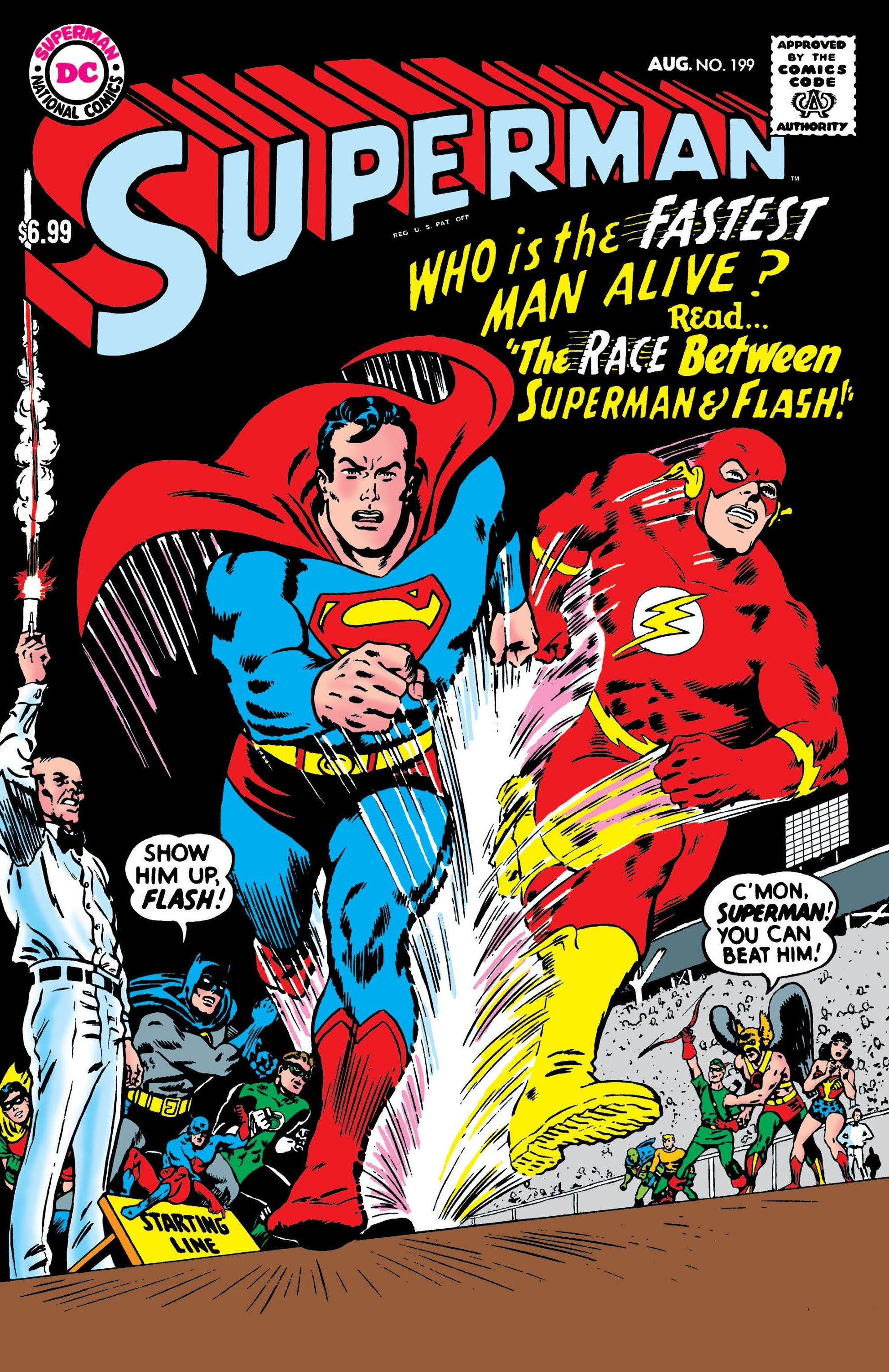 SUPERMAN #199 FACSIMILE EDITION CVR C CARMINE INFANTINO FOIL VAR