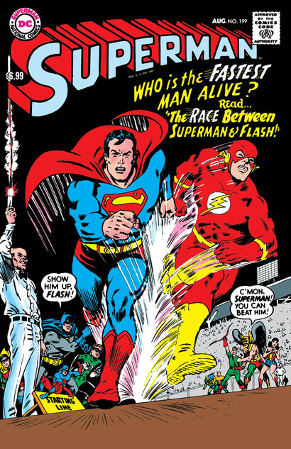 SUPERMAN #199 FACSIMILE EDITION CVR C CARMINE INFANTINO FOIL VAR