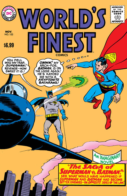 WORLDS FINEST COMICS #153 FACSIMILE EDITION CVR C CURT SWAN FOIL VAR