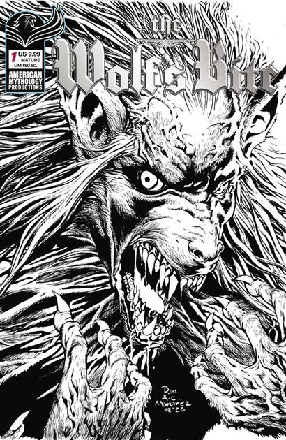 WOLFS BITE #1 (ONE SHOT) CVR C ROY ALLAN MARTINEZ B&W LIMITED EDITION VAR