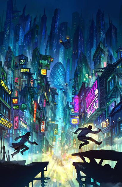 BLADE RUNNER TOKYO NEXUS DIE WITH HONOR #1 (OF 4) CVR F ALAN QUAH VIRGIN CARDSTOCK VAR
