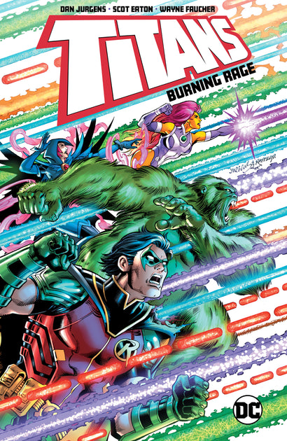 TITANS BURNING RAGE TRADE PAPERBACK
