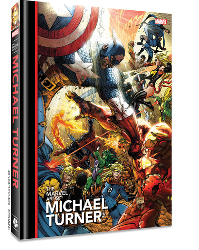 MARVEL ART OF MICHAEL TURNER HARDCOVER DIRECT MARKET ED