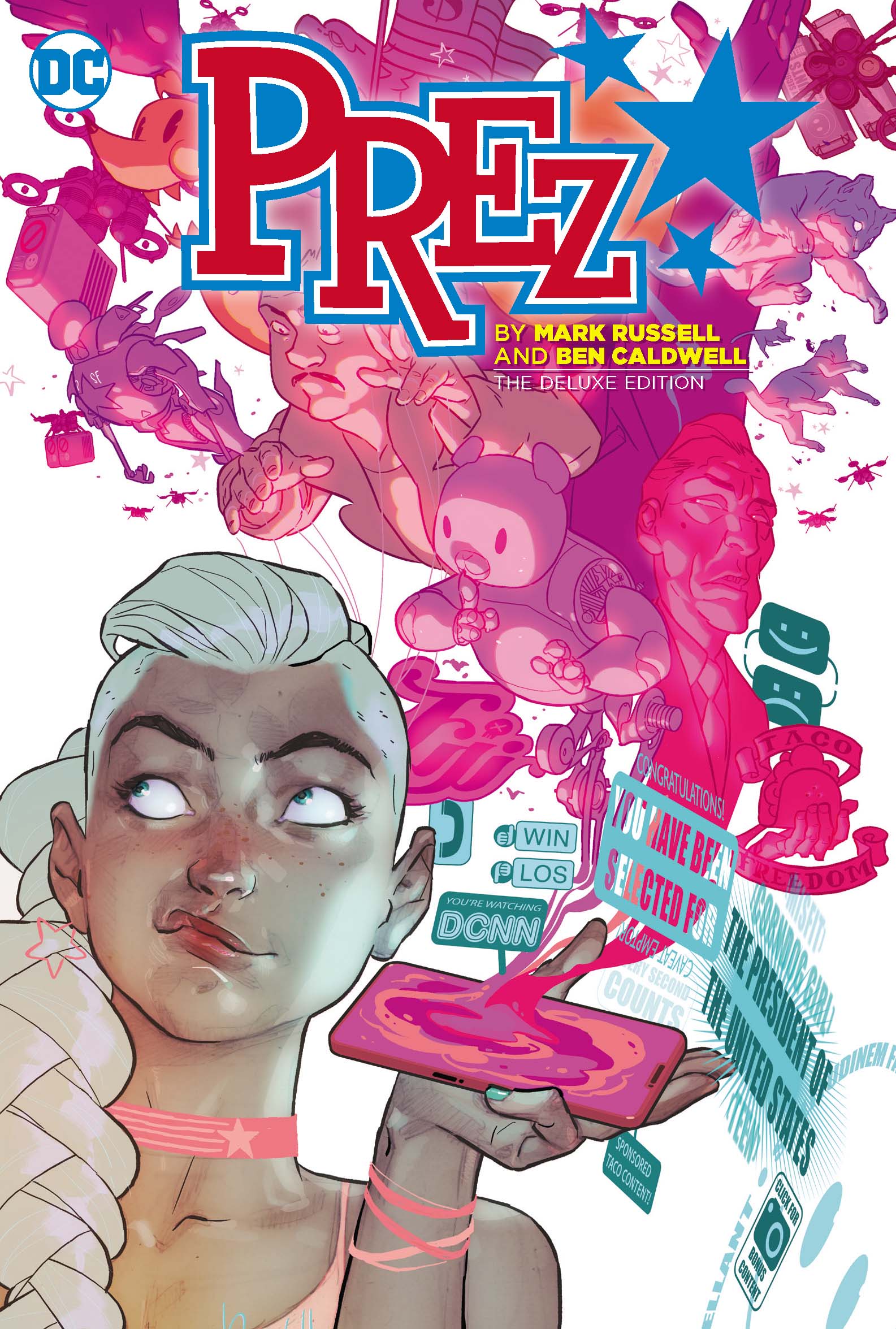 PREZ BY MARK RUSSELL AND BEN CALDWELL THE DELUXE EDITION HARDCOVER