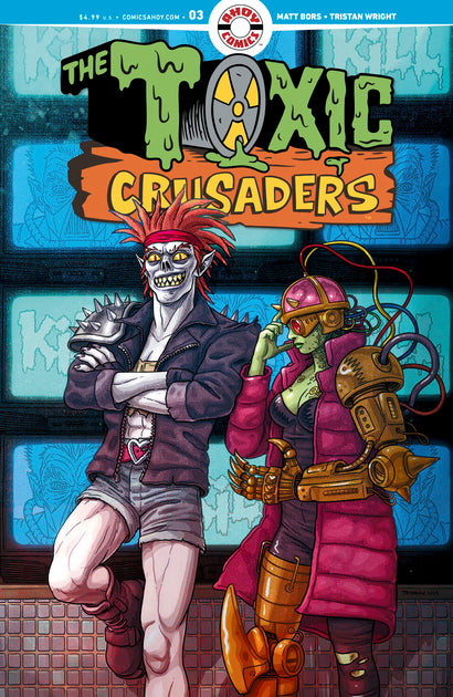TOXIC CRUSADERS #3 COVER A TRISTAN WRIGHT