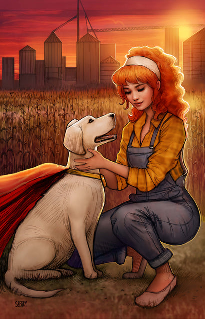 SUPERMAN UNLIMITED #8 COVER C NATHAN SZERDY CARD STOCK VARIANT