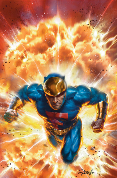 BLUE FALCON & DYNOMUTT #4 COVER E LUCIO PARRILLO METAL VIRGIN VARIANT