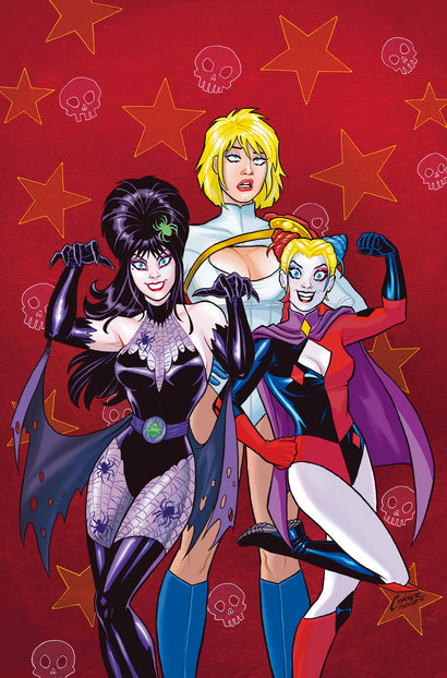HARLEY QUINN X ELVIRA #3 COVER F AMANDA CONNER RED LIMITED VIRGIN VARIANT