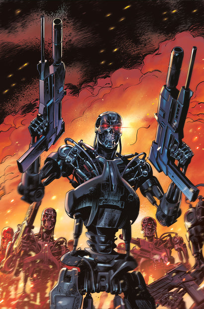 TERMINATOR METAL #3 COVER E PAOLO ANTIGA METAL VIRGIN VARIANT