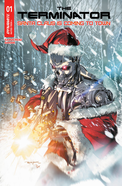 TERMINATOR SANTA CLAUS IS COMING TO TOWN #1 (ONE SHOT) COVER C REESE HANNIGAN VARIANT