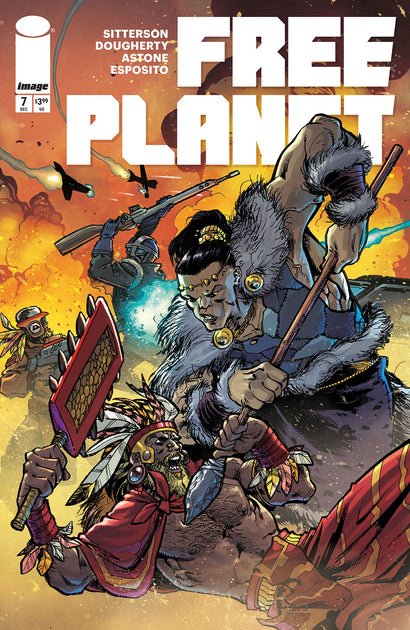 FREE PLANET #7 COVER B ILIAS KYRIAZIS & VITTORIO ASTONE VARIANT
