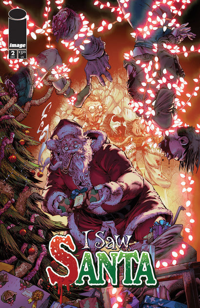 I SAW SANTA A SPAWN UNIVERSE CHRISTMAS STORY #2 COVER A BRETT BOOTH