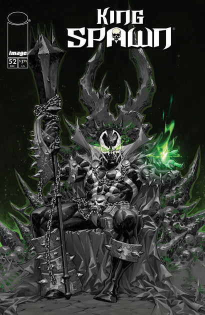 KING SPAWN #52 COVER B KAEL NGU B&W VARIANT
