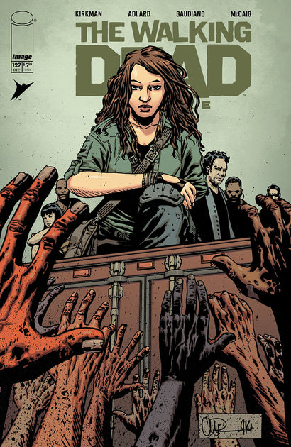 WALKING DEAD DELUXE #127 COVER B CHARLIE ADLARD & DAVE MCCAIG VARIANT