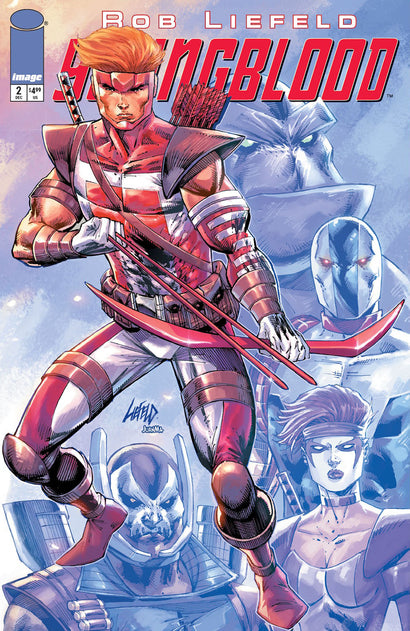 YOUNGBLOOD #2 COVER A ROB LIEFELD POLYBAGGED WITH COLLECTIBLE CARD
