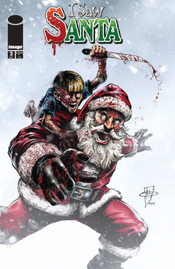 I SAW SANTA A SPAWN UNIVERSE CHRISTMAS STORY #2 COVER C DANIEL HENRIQUES VARIANT