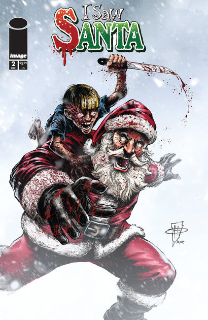 I SAW SANTA A SPAWN UNIVERSE CHRISTMAS STORY #2 COVER C DANIEL HENRIQUES VARIANT
