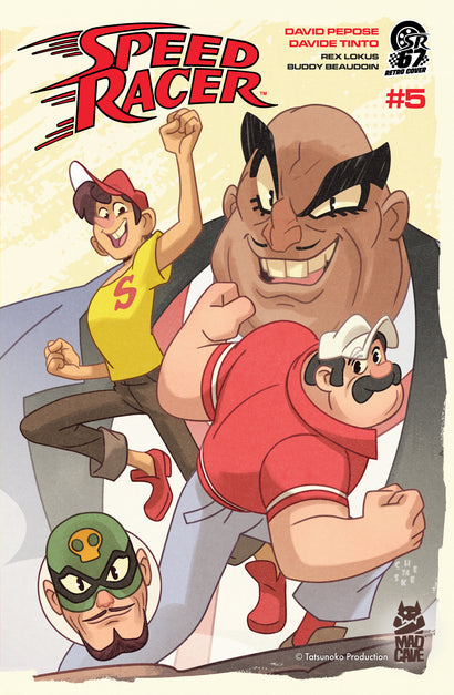 SPEED RACER #5 COVER B SEAN GALLOWAY RETRO MANGA VARIANT