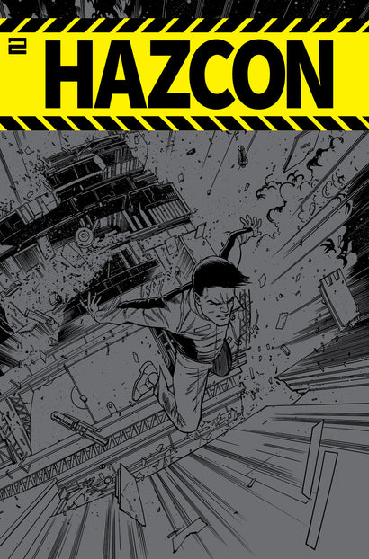 HAZCON #2 COVER D DONNY HADIWIDJAJA KA XIONG UV EMBOSSED BLACK ON BLACK VARIANT