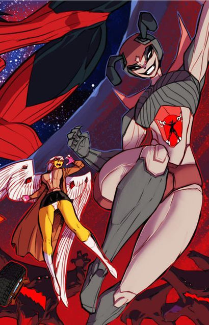 TIFANNY & CHARLOTTE ON ANOTHER WORLD #4 COVER A FRED PERRY