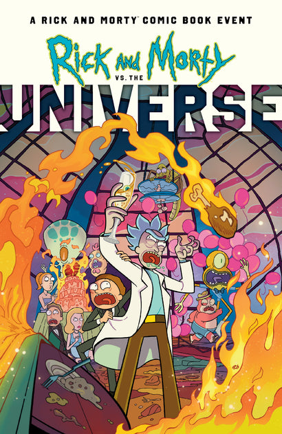 RICK AND MORTY VS THE UNIVERSE HARDCOVER