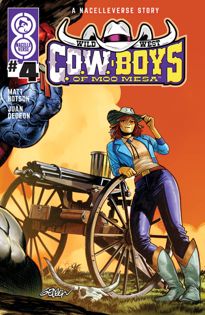 WILD WEST COW-BOYS OF MOO MESA #4 COVER A JUAN GEDEON