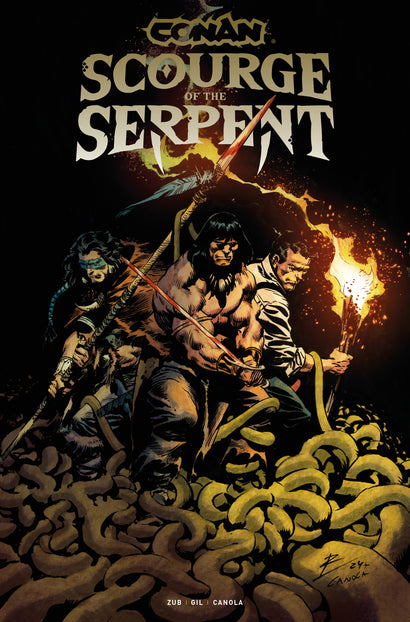 CONAN THE BARBARIAN SCOURGE OF THE SERPENT #4 COVER A ROBERTO DE LA TORRE