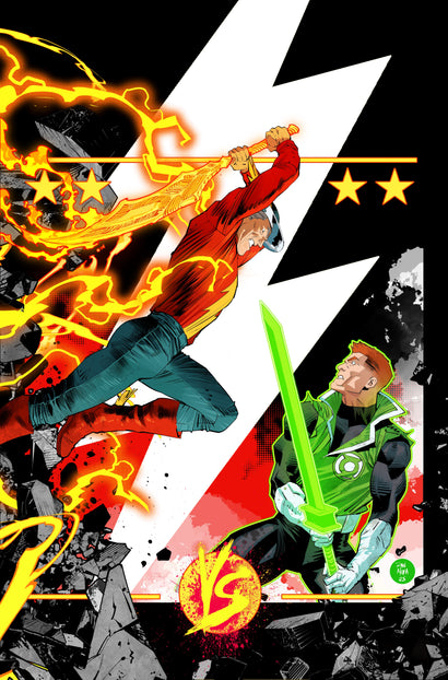 FLASH #28 COVER A DAN MORA (DC K.O.)