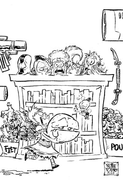 I HATE FAIRYLAND #46 COVER E SKOTTIE YOUNG YOUNGBLOOD TEAM UP B&W VIRGIN VARIANT