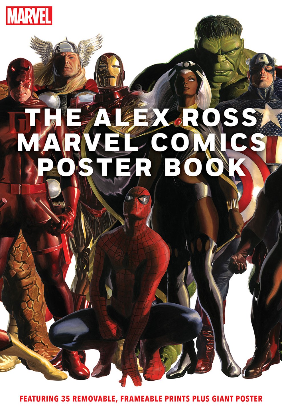 ALEX ROSS MARVEL COMICS POSTER BOOK TP
