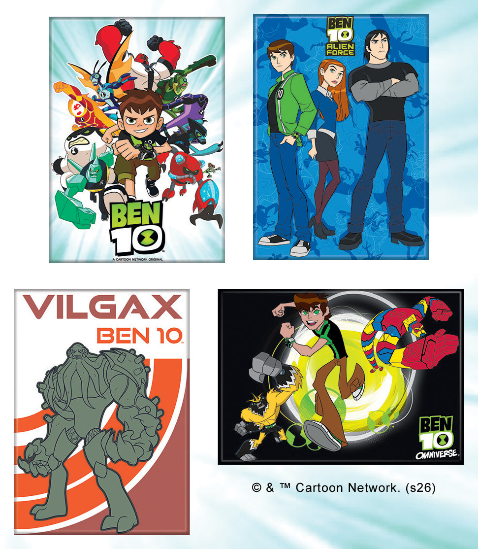 ATA-BOY BEN 10  12 MAGNET PACK