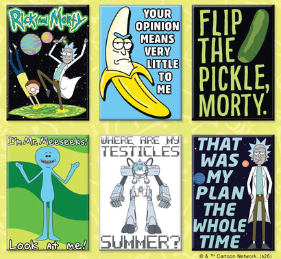 ATA-BOY RICK AND MORTY 12 MAGNET PACK