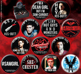ATA-BOY HORROR MOVIES 144 PIECE BUTTTON ASST