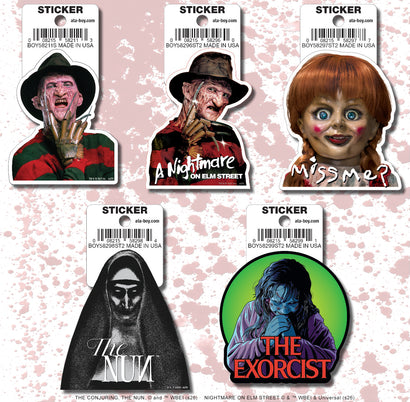ATA-BOY HORROR MOVIES 15 STICKER PACK # 1