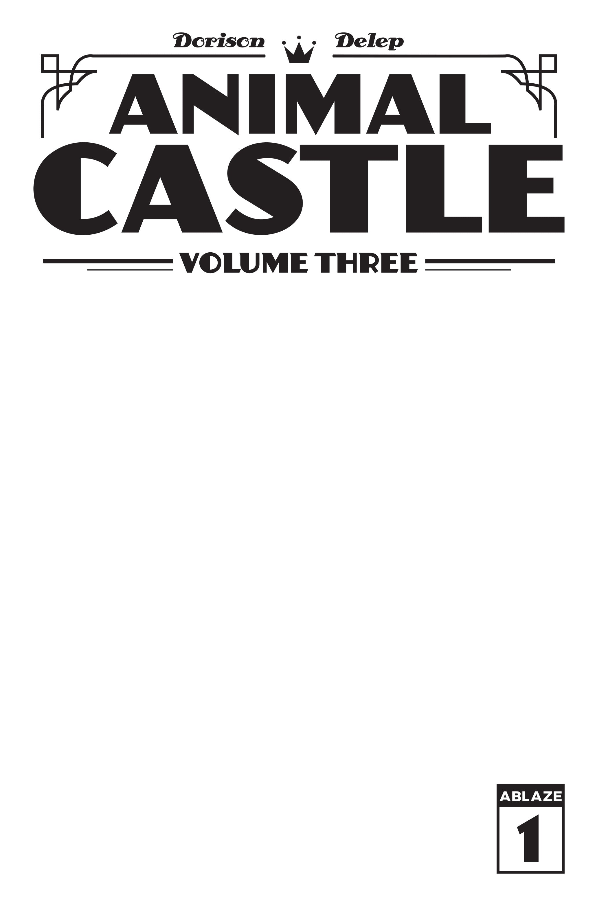 ANIMAL CASTLE VOL 3 #1 (OF 3) CVR B BLANK SKETCH VAR