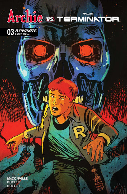 ARCHIE VS THE TERMINATOR #3 CVR A FRANCESCO FRANCAVILLA