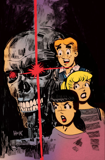 ARCHIE VS THE TERMINATOR #3 CVR F ROBERT HACK LTD VIRGIN VAR