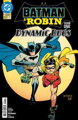 DF BATMAN & ROBIN YEAR ONE  DYNAMIC DUOS #1 SILVER SIGNATURE SERIES SIGNED BY MARK WAID