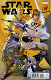 DF STAR WARS #1 DF VARIANT SIGNED BY GREG LAND AND REMARKED BY KEN HAESER WITH A GOLDEN C3PO HEAD SKETCH